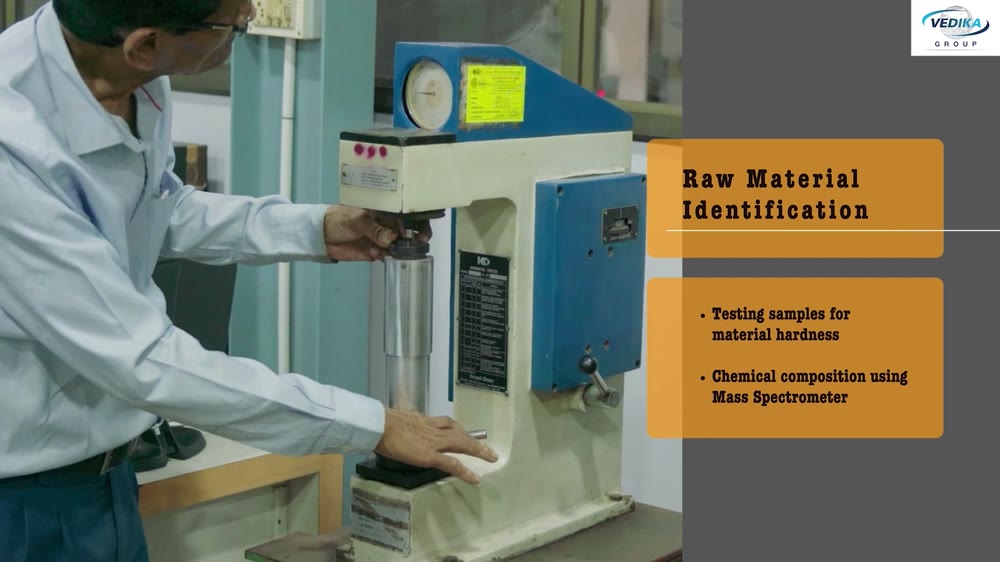 Inspection and metrology at Vedika Machinery